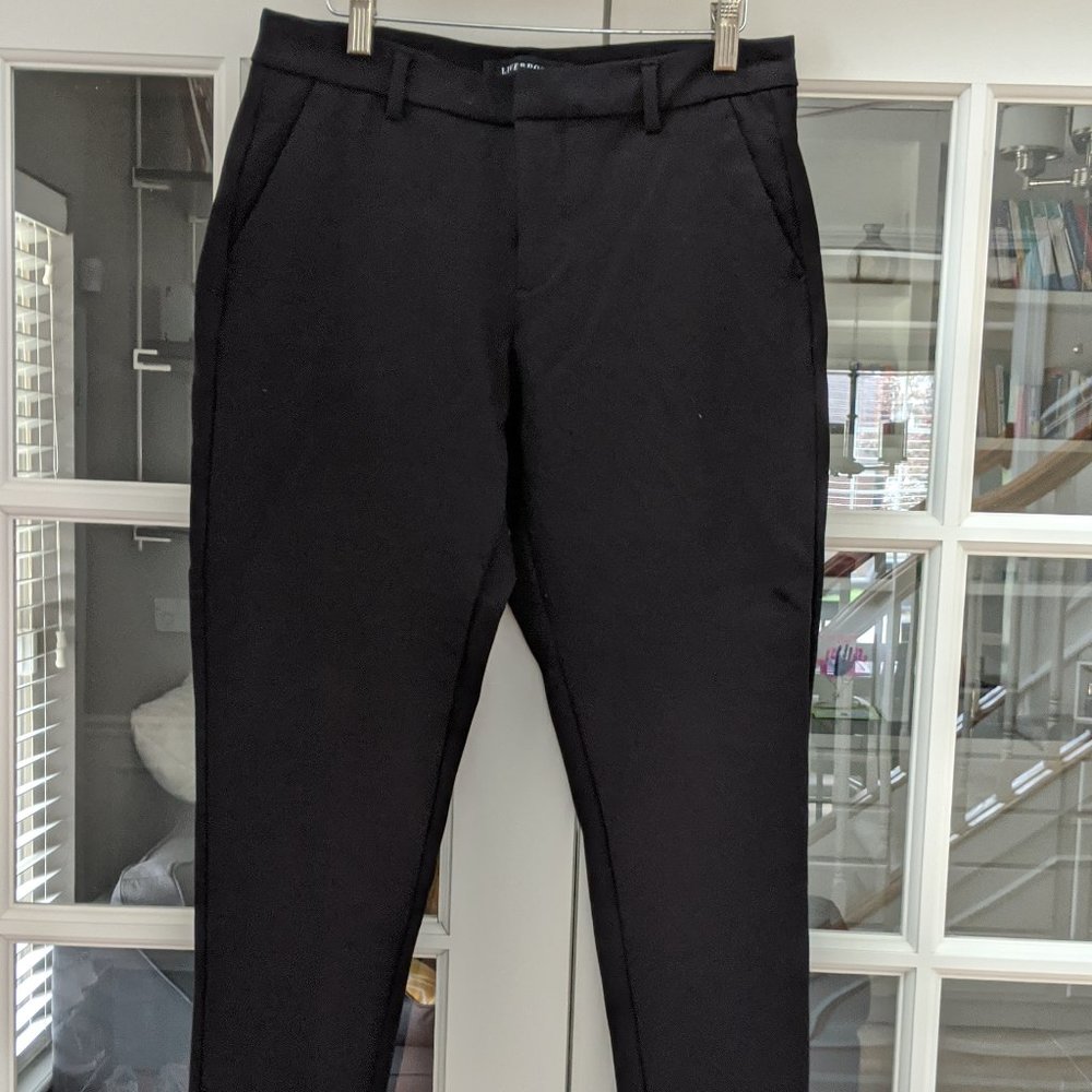 Liverpool black dress pants ankle length size 8/29